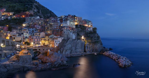 Manarola blue hour